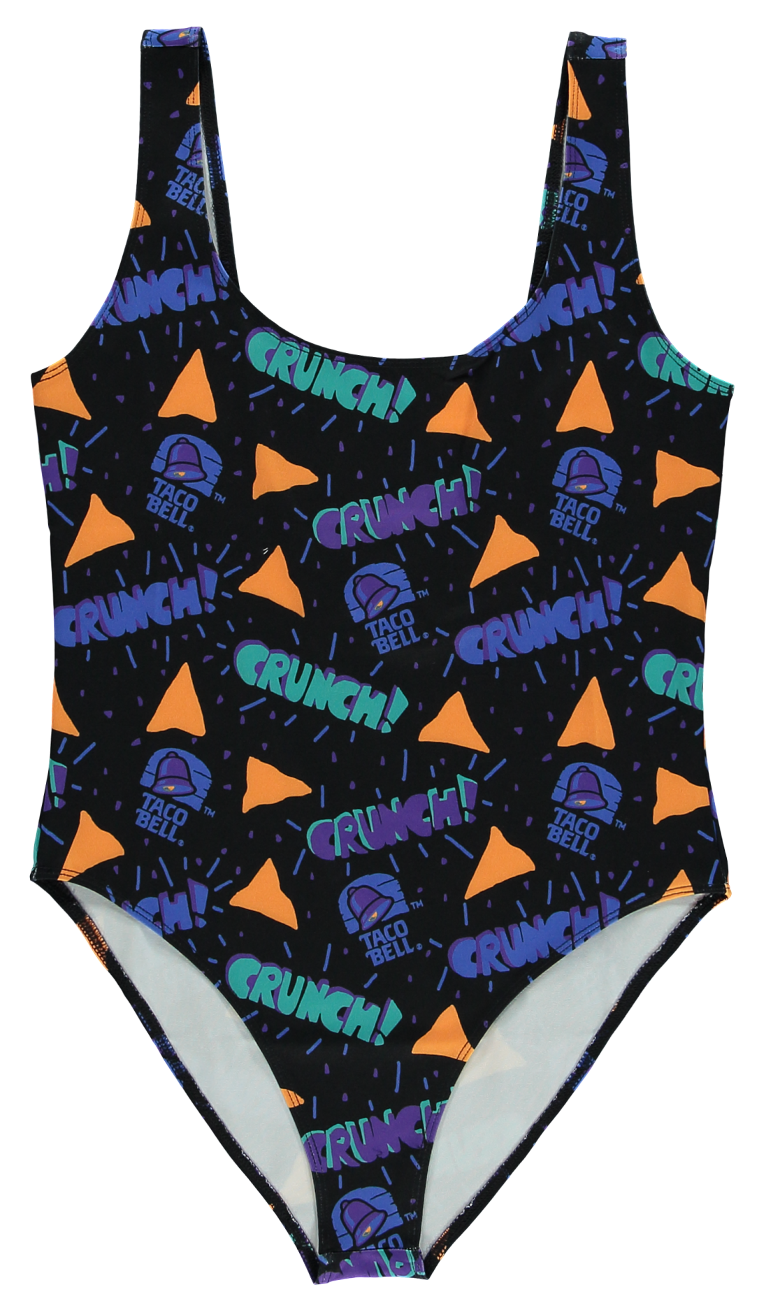 Taco Bell Crunch Graphic Bodysuit, $17.90